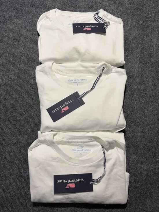 Vineyard Vines Other - 3 Vineyard Vines Short Sleeve White Pocket T-Shirts Mens Size Small
